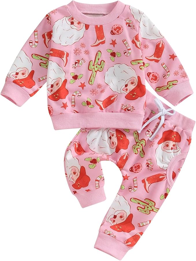0-4T Toddler Boy Girl Halloween Outfit Fall Clothes Ghost Long Sleeve Sweatshirt Top Pants Baby Halloween Clothes