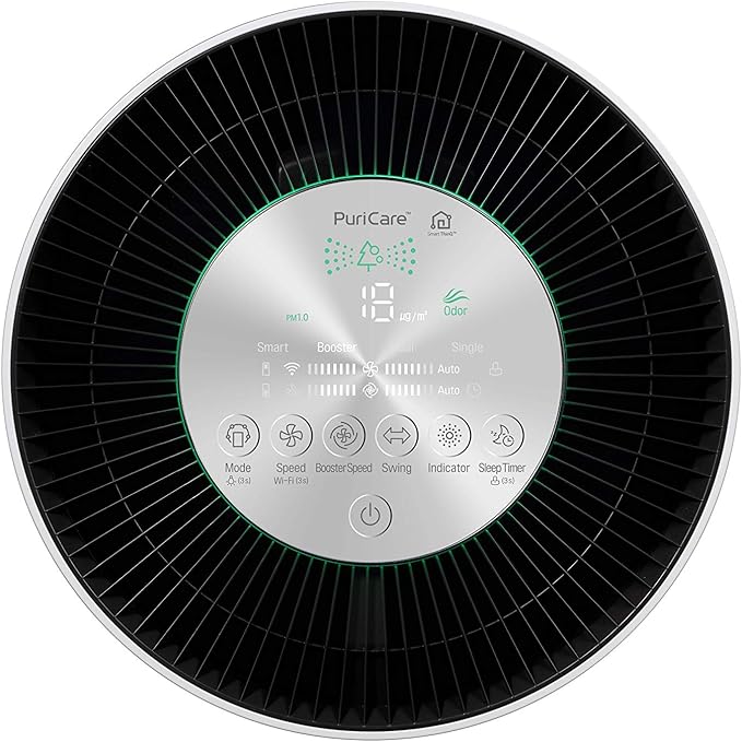 LG PuriCare 360-Degree Air Purifier with SmartThinQ Wi-Fi and Voice Control, AS560DWR0