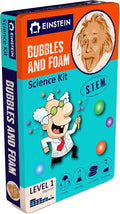 Einstein’s Bubbles and Foam LAB Science Kit for Kids. STEM for Boys & Girls Detailed Picture Guide Included.