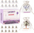 20 Pack Cedar Chips and Natural Dried Lavender Sachets Bags - Stop Clothes Damage, Cedar and Lavendar Home Fragrance Sachets for Drawers and Closets