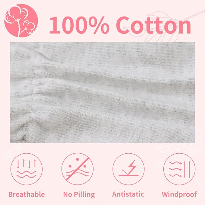 Newborn Baby Mittens Infant No Scratch Gloves Cotton Mitts for Baby Girls Boys