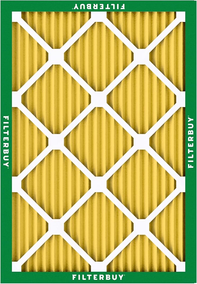 Filterbuy 18x21x1 Air Filter MERV 11 Superior Pet & Allergy Defense (12-Pack), Electrostatic Pleated HVAC AC Furnace Filters Replacement, Made in USA (Actual Size: 18.00 x 21.00 x 0.75)
