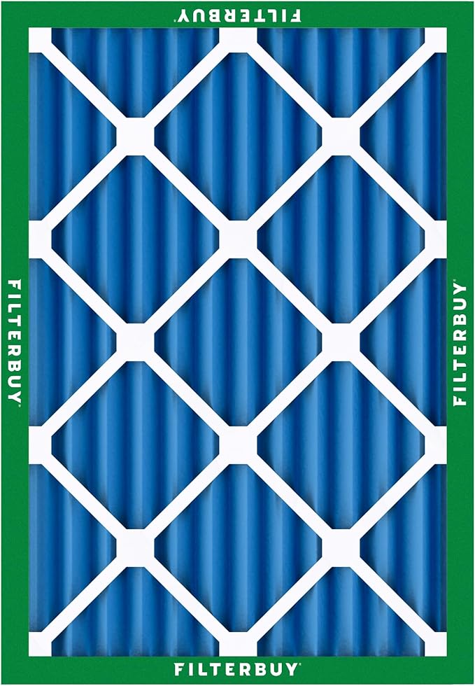 Filterbuy 10x17x2 Air Filter MERV 13 Optimal Smoke & Allergy Defense (1-Pack), Electrostatic Pleated Outer Filters for WEN 3410 (90243-027-2) Air Filtration System (Actual Size: 9.69 x 16.56 x 1.75)