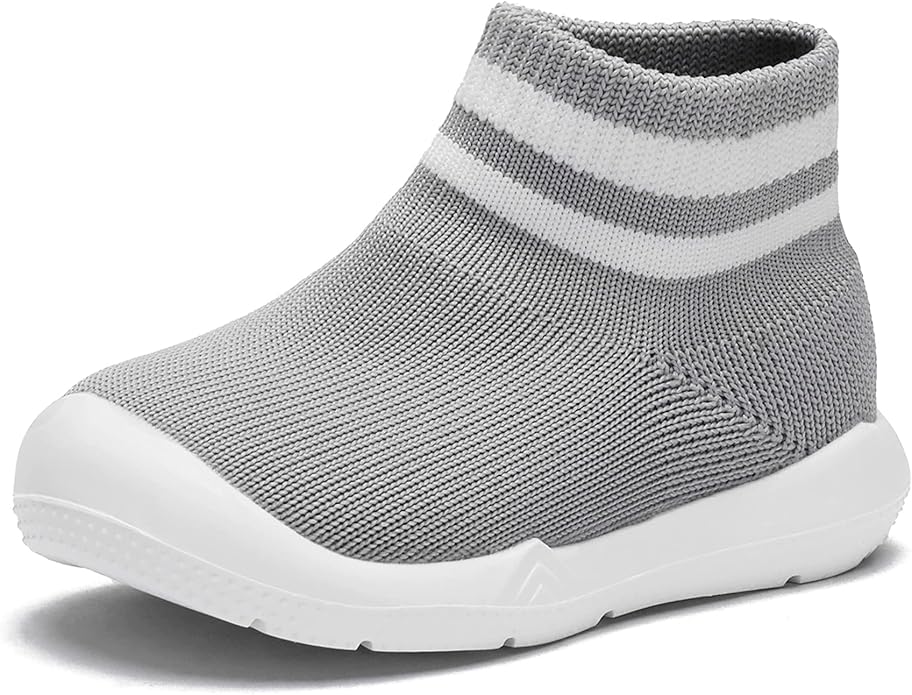Engtoy Baby Shoes & Socks - Non-Slip Breathable Slippers with Soft Rubber Sole - Baby Boys & Girls Slip On Sneakers