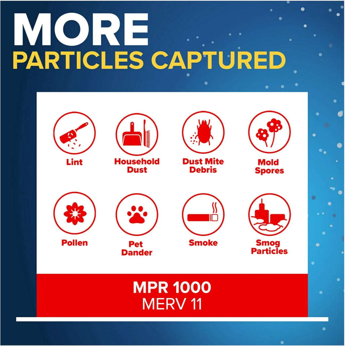 Filtrete 16x30x1 AC Furnace Air Filter, MERV 11, MPR 1000, Micro Allergen Defense, 3-Month Pleated 1-Inch Electrostatic Air Cleaning Filter, 4 Pack (Actual Size 4-Pack 29.813x15.813x0.656 in)