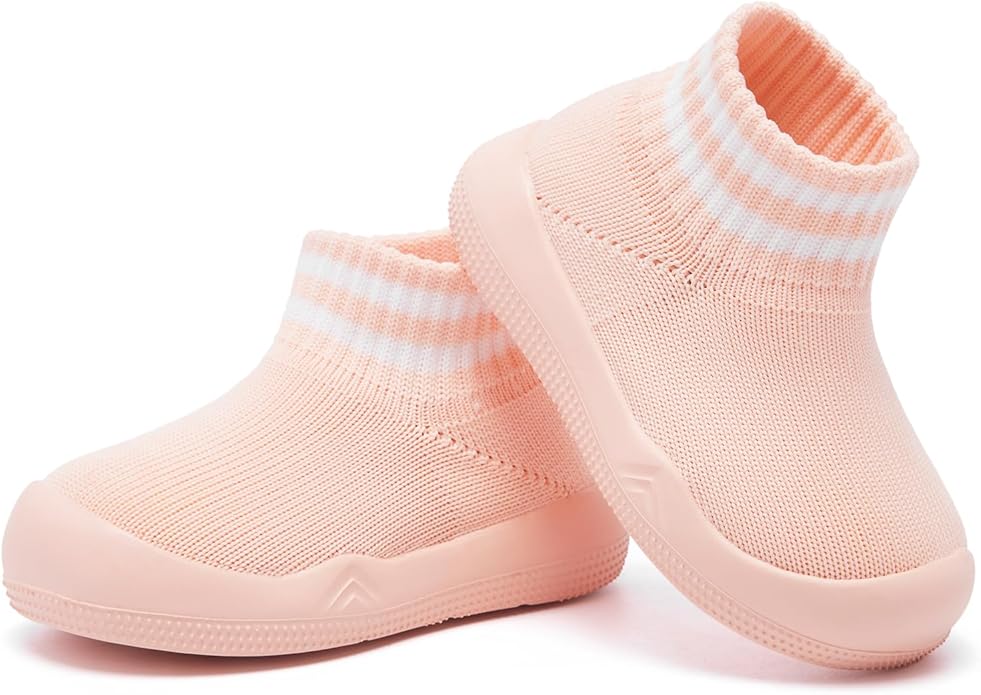 Engtoy Baby Shoes & Socks - Non-Slip Breathable Slippers with Soft Rubber Sole - Baby Boys & Girls Slip On Sneakers