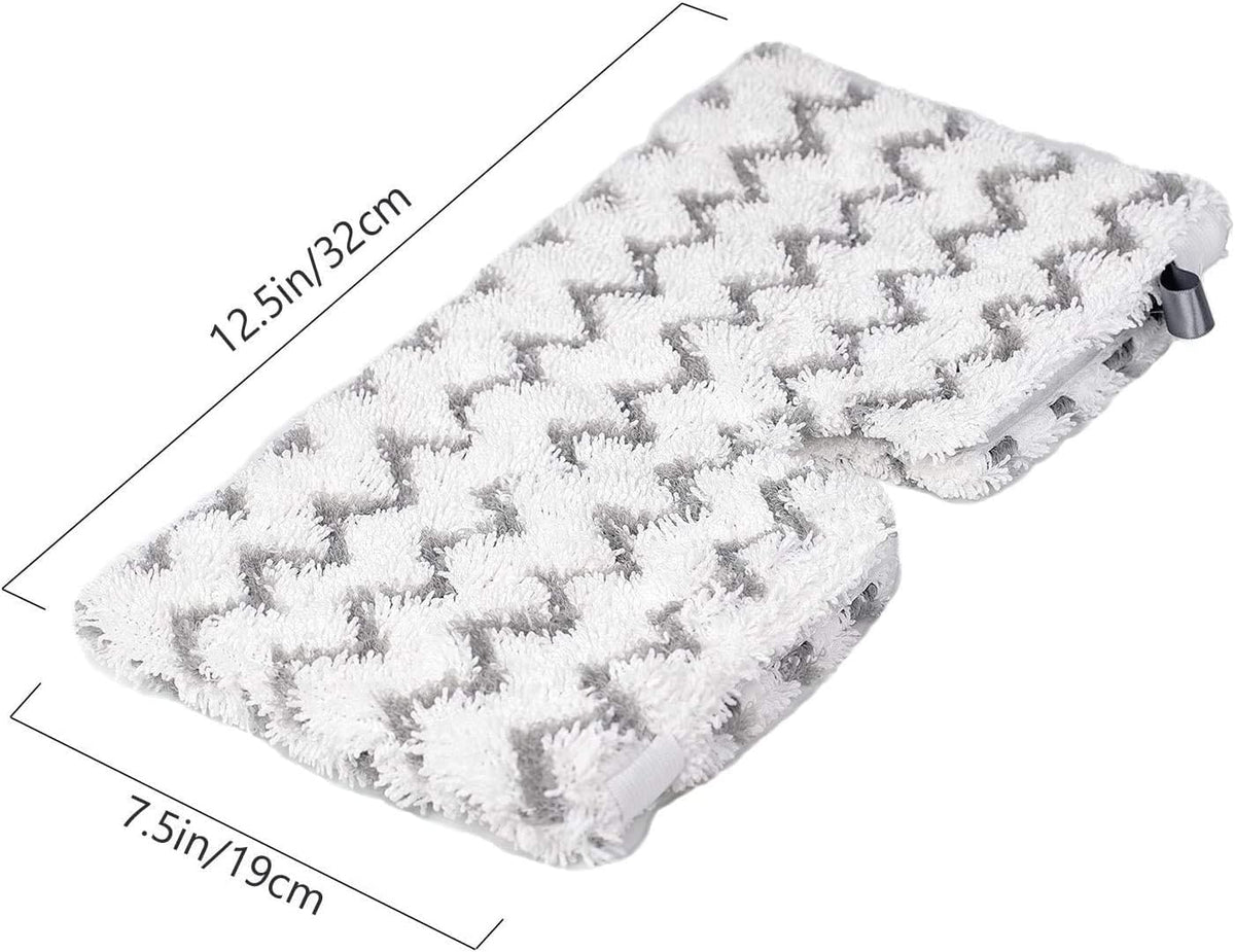 F Flammi Heavy-Duty Steam Mop Replacement Pad for Shark Steam Pocket Mop S3501 S3601 S2901 S2902 S3550 S3801 S3901 SE450 S3601D S3901D for All Hard Floors Soft Scrub Mop Pad for Shark