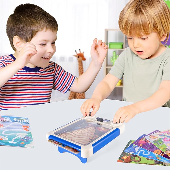 Ganowo Board Game for Kids - Ball Adventure Operation Game for Kids with Time Adventure Family Night Challenges Game for Ages 8-12 4-6 6-8 (Battery Not Included)