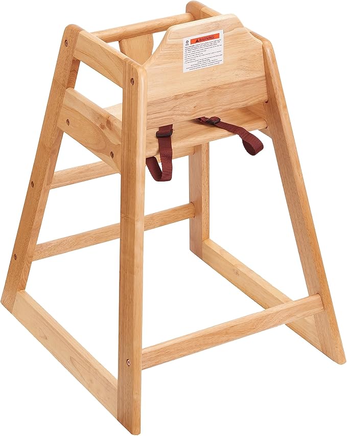 Baby Highchairs, Durable Dining Feeding Chair with Steps, High Chairs for Babies and Toddlers, Seating Ready-to-Assemble Restaurant Wood High Chair, Wooden High Chair (Highchair/Booster/Chair)