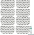 Sgizoku S1000 S2001 Steam Mop Replacement Pads for Shark Steam Mop S1000 S1000A S1000C S1000WM S10001C S1200 & S2001 SteamSpot Steam Mop - Dirt Grip, Washable & Reusable for All Floor Clean - 8Pack
