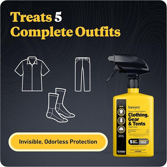 Sawyer Products Premium Permethrin Insect Repellent for Clothing, Gear & Tents