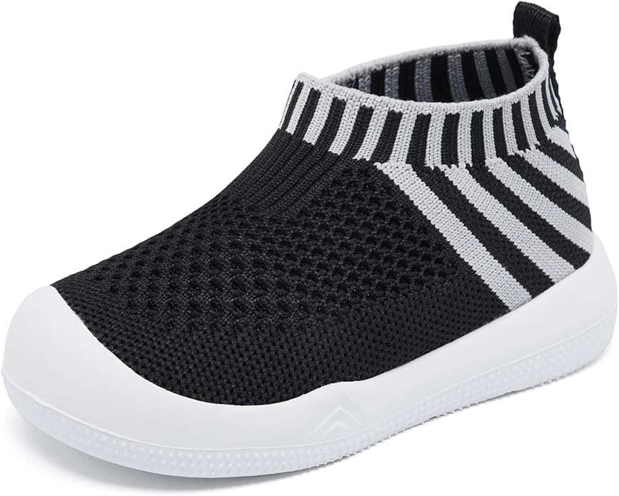 Engtoy Baby Shoes & Socks - Non-Slip Breathable Slippers with Soft Rubber Sole - Baby Boys & Girls Slip On Sneakers