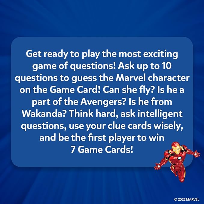 Skillmatics Guess in 10 Marvel, Perfect for Boys, Girls, Kids, Teens, Adults Who Love Card Games, Board Games, Travel Toys, Avengers, Spiderman, Iron Man, Gifts for Ages 8, 9, 10 and Up
