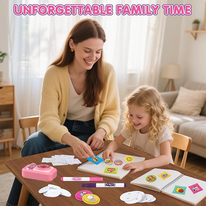 Puffy Sticker Maker Kit for Kids - Make Your Own 3D Stickers Ages 6-10 - Create DIY Craft Machine Unicorn Arts and Crafts Kits for Girls & Boys (90 Stickers)