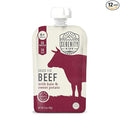 Serenity Kids 6+ Months Baby Food Pouch Puree - Grass Fed Beef, Kale & Sweet Potato - Ethically Sourced Meat & Organic Veggies - BPA-Free, 3.5 Ounce, 12 Count