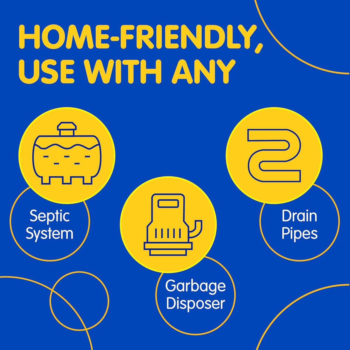 Compac Plink Garbage Disposal Cleaner and Deodorizer, Air Fresheners for Garbage Disposal, Home Accessory Cleaning Products for Kitchen, Drain Cleaners and Deodorizers, Lemon Scent, 40 Count, Yellow