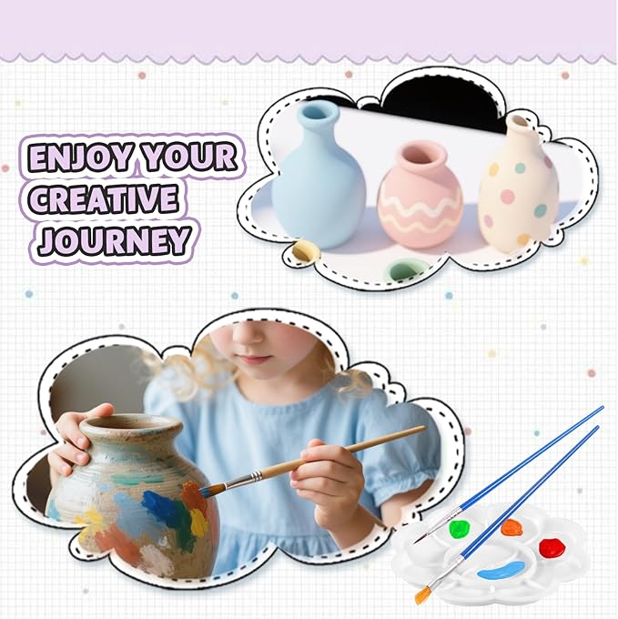Air Dry Clay for Kids - Natural Modeling Pottery Clay for Wheel, 3.3lbs Kids Arts & Crafts Supplies