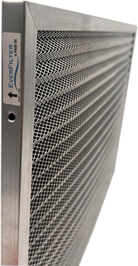 14x20x1 Electro-static Air Filter (1-Ct) AC Furnace Filter, Reusable & Washable 4-Stage Electrostatic Filter for Residential and Commerical HVAC (Actual Size: 13.75 x 19.75 x 0.75 Inches)