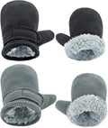 BAVST Baby Toddler Winter Mittens Girls Warm Fleece Lined Gloves Kids Sherpa Lined Mittens for Boys
