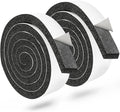 2 Rolls 1/2 Inch W 1/4 T Weather Stripping Air Conditioner Open Cell Foam Seal Tape, Window Insulation High Resilience Seal Strip for Doors Window,Total 32FT