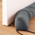 Sunolga 2-Pack 38" Door Draft Stopper Blocks Hot and Cold Air with Removable Washable Cover for Gaps Up to 3", All-Season Seal for Noise, Wind, Door Sweep for Bottom of Door, Home Essentials, Gray