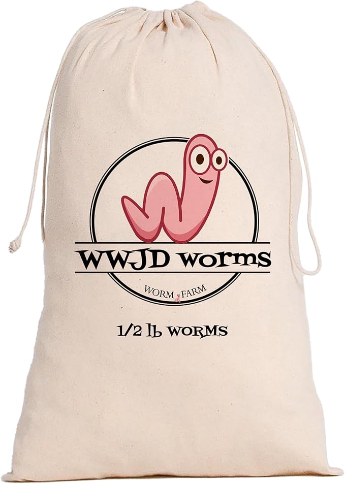 Red Wigglers Composting Worms - 1/2lb Red Worms for Composting Bin, for Plants or Gardening, Compost Worm for Soil Fertility & Worm Farm, Easy to Manage