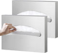 2 Packs Toilet Seat Cover Dispenser Wall Mounted SUS 304 Stainless Steel Brushed