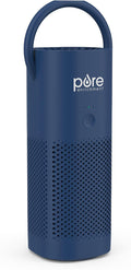 Pure Enrichment PureZone Mini Portable Air Purifier - Cordless True HEPA Filter Cleans Air & Eliminates 99.97% of Dust, Odors, & Allergens Close to You - Cars, School, & Office (Blue)