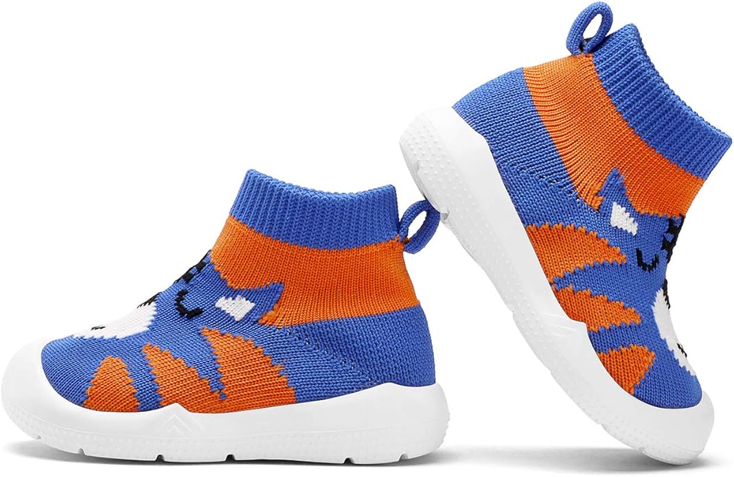 Engtoy Baby Shoes & Socks - Non-Slip Breathable Slippers with Soft Rubber Sole - Baby Boys & Girls Slip On Sneakers