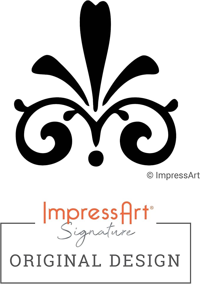 ImpressArt - Flourish G Signature Metal Design Stamp, 3mm