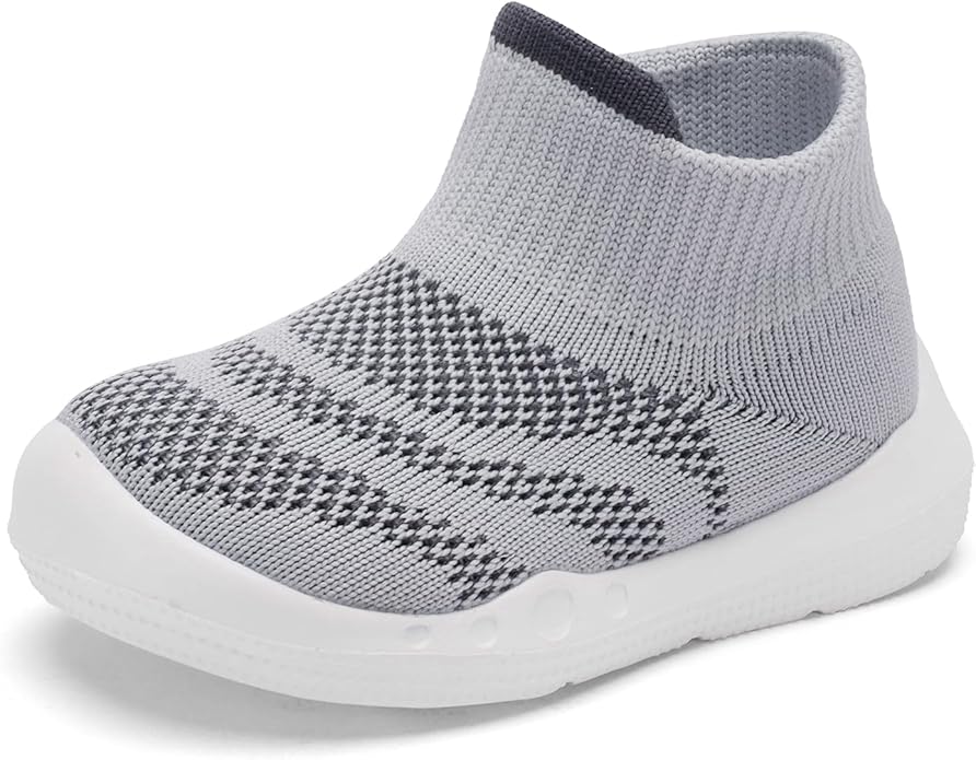 Engtoy Baby Shoes & Socks - Non-Slip Breathable Slippers with Soft Rubber Sole - Baby Boys & Girls Slip On Sneakers