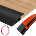Floor Transition Strip Door Threshold 79" Floor Transition Reducer Trim on The Edges Threshold Strip Self Adhesive Suitable for Doorways, Tiles, Carpet