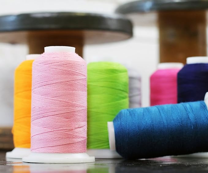 Threadart Polyester All-Purpose Sewing Thread - 600m - 50S/3 - Evergreen