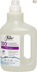 Fuller Brush 100 Laundry Detergent - Fresh Linen Scent, Skin & Color Safe Fabric Cleaner For Washing Infant/Baby Clothes, Sheets & Delicate Cloth (Pack of 2)