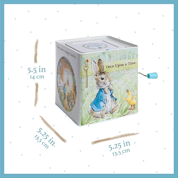 Beatrix Potter Peter Rabbit Jack-in-The-Box, Multi-colored, Standard