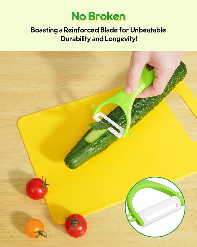 Kids Kitchen Knife Set, 11 Pcs Montessori Kitchen Tools for Toddlers' Real Cooking, Include Kid Knives, Crinkle Cutter, Sandwich Cutters, Peeler, Cutting Board for Birthday