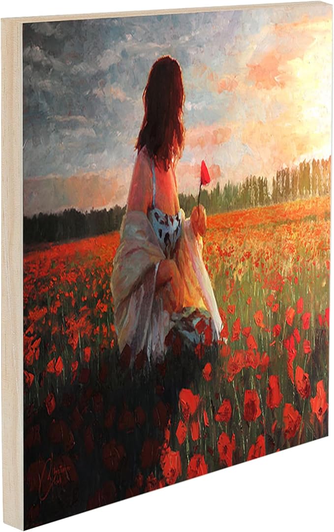 Da Vinci Pro Ultra Smooth Wood Canvas Gesso Board - 3/4" Deep, 5x7 Single White Acrylic Polymer Gesso Panels for Painting Fine Portraits and Ultra Fine Detail Illustrations and Artwork