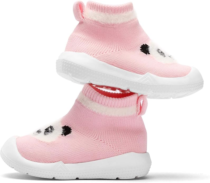 Engtoy Baby Shoes & Socks - Non-Slip Breathable Slippers with Soft Rubber Sole - Baby Boys & Girls Slip On Sneakers