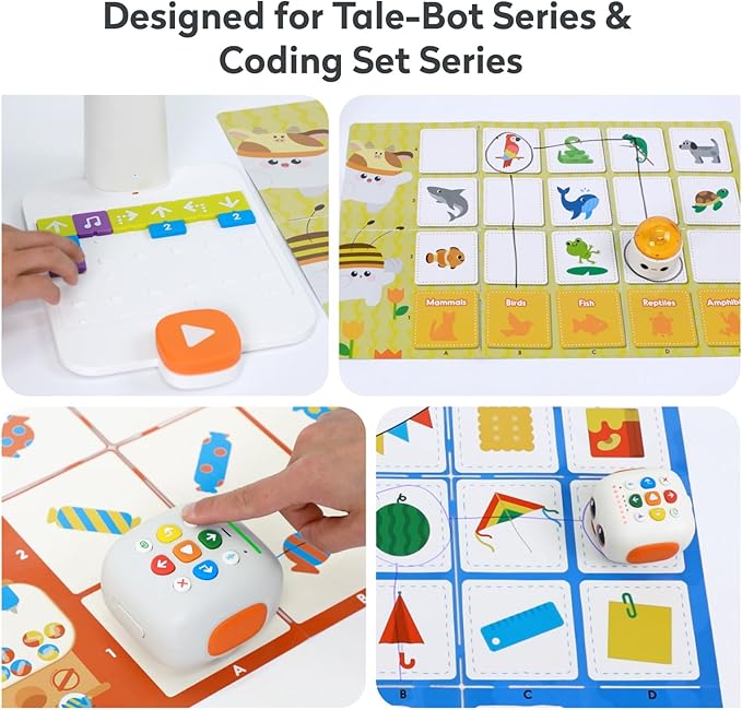 Exploration Map for Tale-Bot & Coding Set Series, Science Math Social Studies, Science Kit for Kids to Learn Science Mathematics Social Studies & Literacy