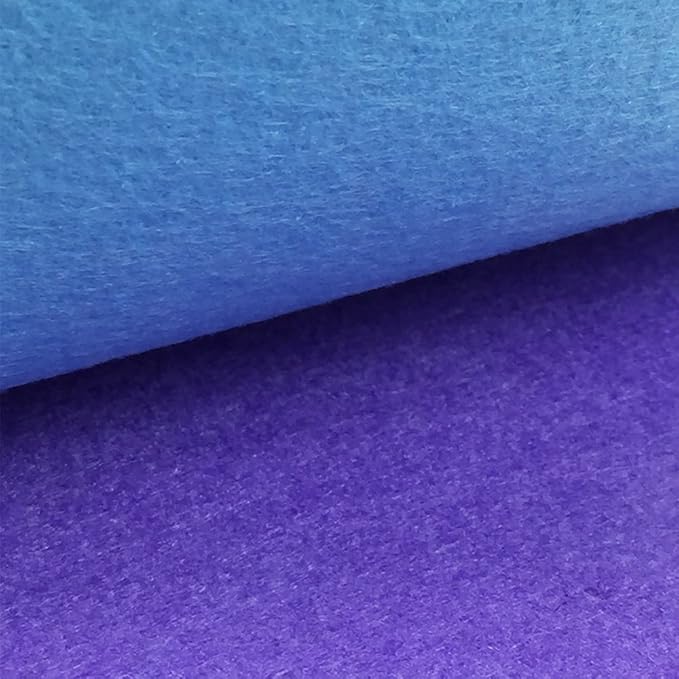 flic-flac 42pcs 8"x8“ (20x20cm) Felt Fabric Sheet Assorted Color Felt Pack DIY Craft Squares Nonwoven