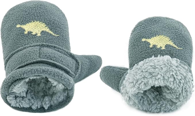 BAVST Baby Toddler Winter Mittens Girls Warm Fleece Lined Gloves Kids Sherpa Lined Mittens for Boys