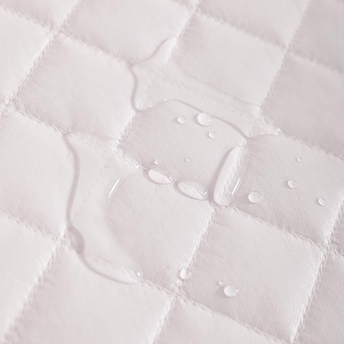 NTBAY 2 Pack Waterproof Crib Mattress Protector, Quilted 28"x52" Toddler Fitted Sheet - Machine Washable - Soft and Breathable Mattress Pad Cover for Crib, Nursery, Daycare, Cot, Pink