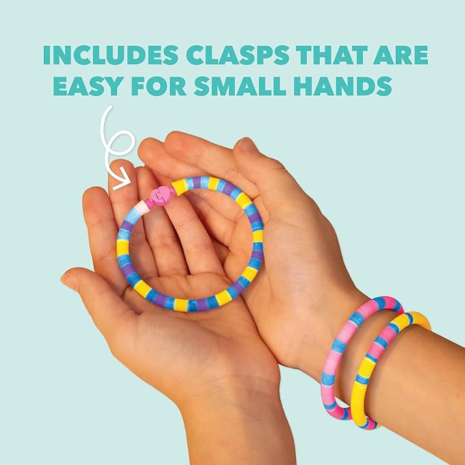 Loopdedoo Colorspin Electric Friendship Bracelet Maker Kit - Make Bracelets in Minutes for Birthdays and Friendship Gifts - Make 15 Bracelets, Design, Markers Included, Ages 6+