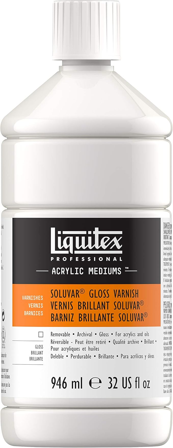 Liquitex Professional Soluvar Gloss Varnish, 946ml (32-oz)