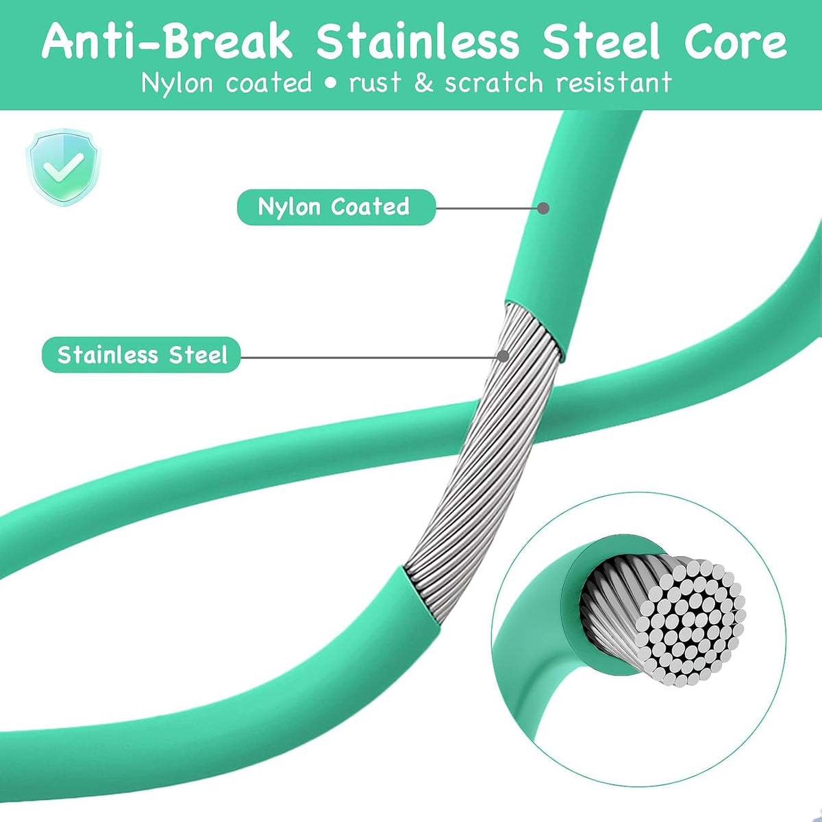 Drain Clog Remover Tool – 30”Anti-break Steel Sink Snake Hair Drain Cleaner Tool, Plumbing Snake with Rotating Handle & 6 Refills, Drain Hair Remover for Shower, Toilet, Kitchen Sink, Bathtub. 6-Pack