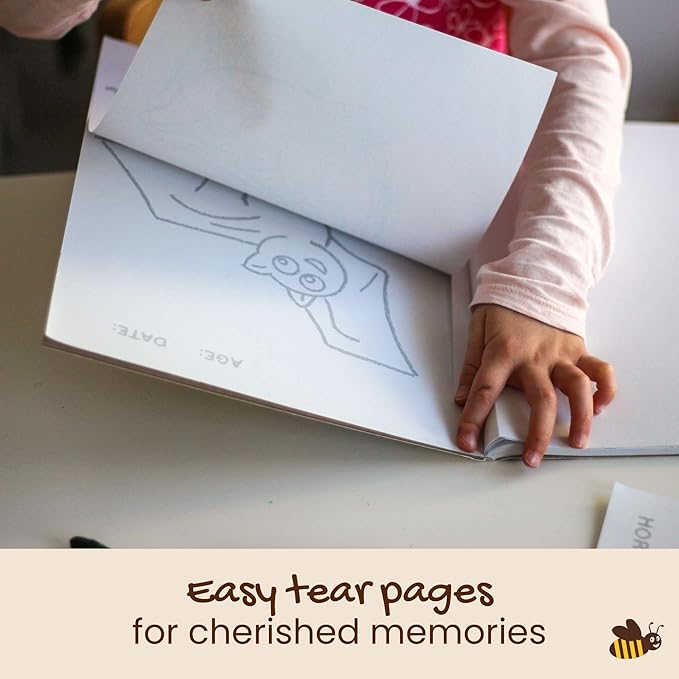 Honeysticks My First Coloring Book for Toddlers 1-3, Large Cute and Simple Images, 40 Pages, Fun and Educational Preschool Coloring Book for Kids Ages 2-4