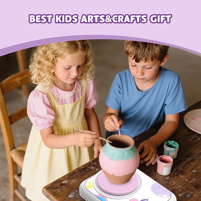 Air Dry Clay for Kids - Natural Modeling Pottery Clay for Wheel, 3.3lbs Kids Arts & Crafts Supplies