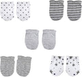 5 Pairs Baby Not Scratch Mittens 0-6 Months New Born Boy Girl Gloves Cute Infant Accessories