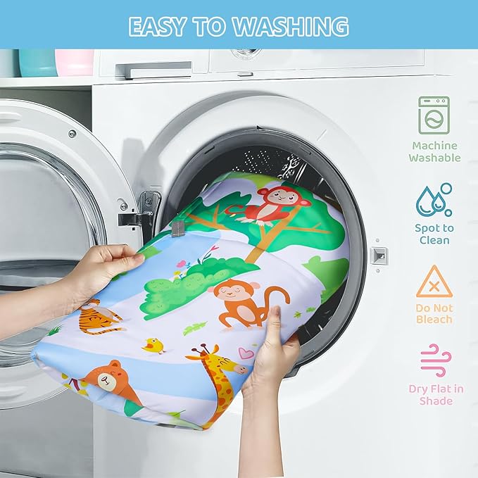 Baby Gym Play Mat, 8-in-1 Tummy Time Mat & Activity Gym Mat Ball Pit with Detachable Toys, Washable Infant Play Mat for Visual, Hearing, Sensory, Motor Development, Newborn Baby Toys Gift for Toddler 0-3-6-9-12 Months Easy to Install