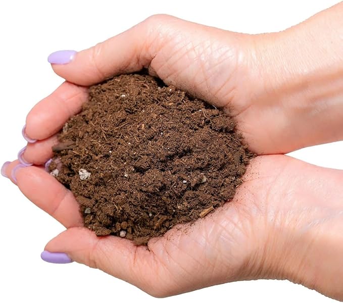 GARDENERA Premium Bamboo Potting Soil Mix - (10 Quart Bag)